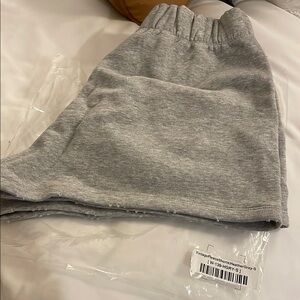 Nuuds gray fleece shorts
